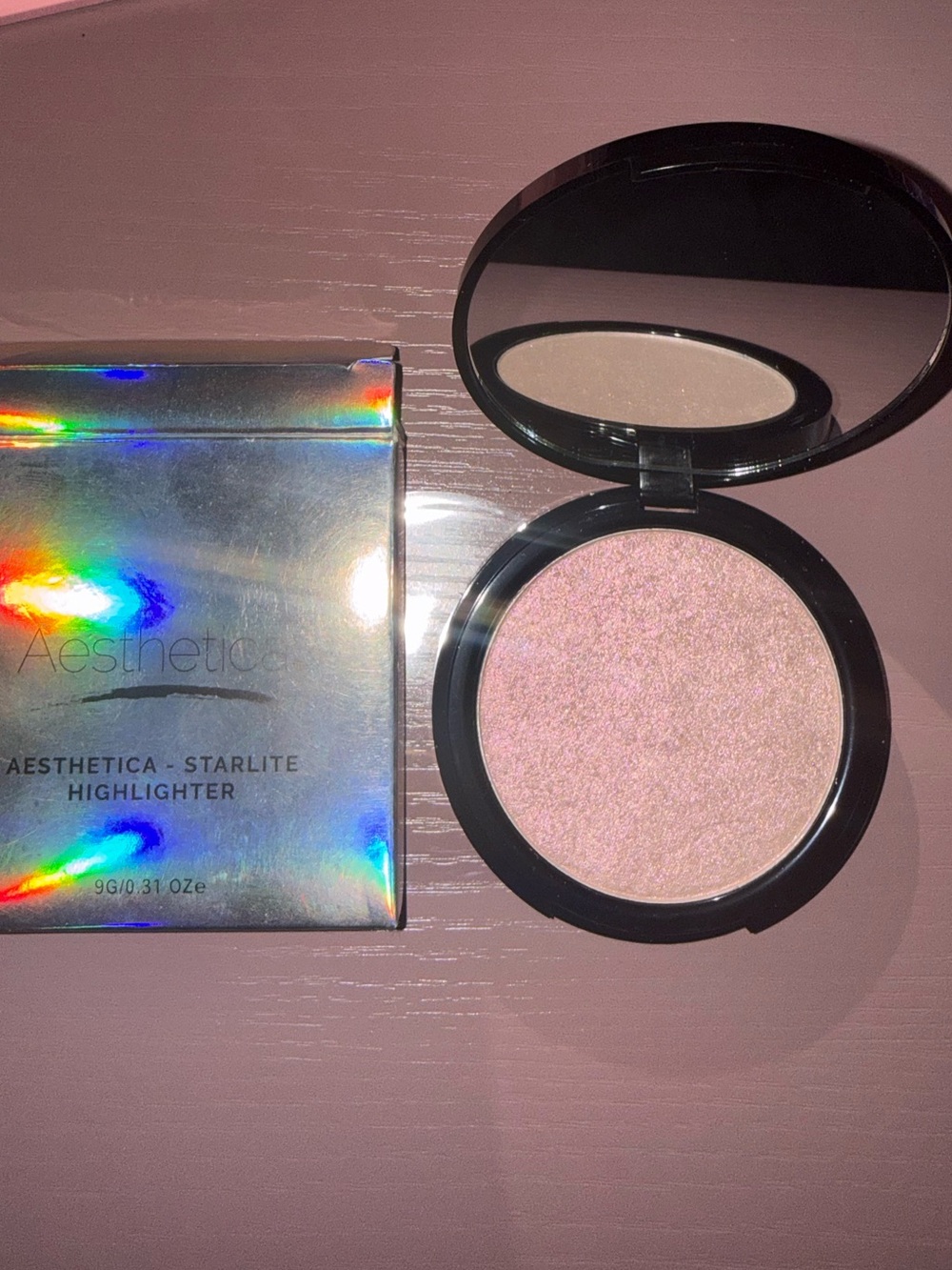Aesthetica Starlite Highlighter - Rose Gold Shimmer